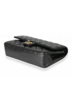 Chanel Vintage Vintage Tassen Pre-owned Medium Double Flap Bag Black -Goedkope Chanel Vintage winkel 2e7f18ce7d227cdbe5db67b3089eab6e