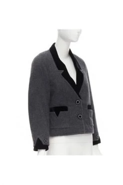 Chanel Vintage Vintage Jassen Pre-owned Cashmere Outerwear Gray 9 Chanel Vintage Vintage Jassen Pre-owned Cashmere Outerwear Gray -Goedkope Chanel Vintage winkel 2e9c440ce3b2a5b64501bbbcce5eb269