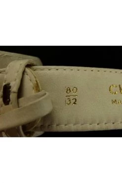 Chanel Vintage Vintage Accessoires Pre-owned Leather Belts Beige -Goedkope Chanel Vintage winkel 2ee886948dedcf7b098c40bf370c02bd