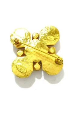 Chanel Vintage Vintage Sieraden Pre-owned Metal Brooches Yellow -Goedkope Chanel Vintage winkel 2f397e65f6de072f4317e17ecb637cff