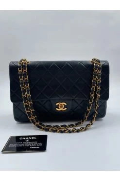 Chanel Vintage Vintage Tassen Pre-owned Leather Chanel-bags Black -Goedkope Chanel Vintage winkel 302b3bf7bc745f354cf38cebb3f63378