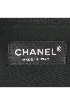 Chanel Vintage Vintage Tassen Pre-owned Polyester Chanel-bags Black -Goedkope Chanel Vintage winkel 3124750345893771ee561a400f1224af