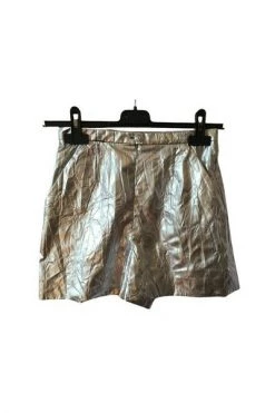 Chanel Vintage Vintage Broeken Pre-owned Argent Shorts Yellow