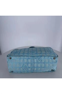 Chanel Vintage Vintage Tassen Pre-owned Nylon Chanel-bags Blue