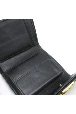 Chanel Vintage Vintage Accessoires Pre-owned Leather Wallets Black -Goedkope Chanel Vintage winkel 33267c3c5128c2c4b7dfa1df7f578978