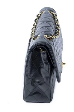 Chanel Vintage Vintage Tassen Pre-owned Medium Double Flap Bag Black -Goedkope Chanel Vintage winkel 333b1f10c027352dce7768a3c0ac4cd0