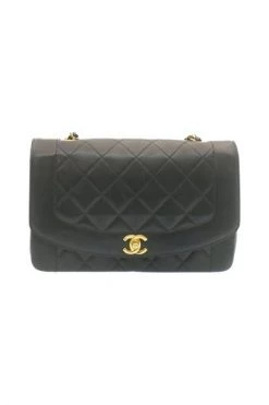 Chanel Vintage Vintage Tassen Pre-owned Leather Flap Bag Black