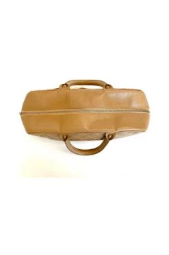 Chanel Vintage Vintage Tassen Pre-owned Leather Handbags Beige