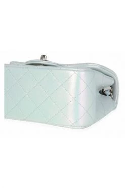 Chanel Vintage Vintage Tassen Chanel Light Blue Iridescent Quilted Calfskin Square Classic Flap Bag 4151688 Blue -Goedkope Chanel Vintage winkel 3434525acf0faa2e54fe664f89d25ac9