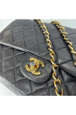 Chanel Vintage Vintage Tassen Pre-owned Leather Chanel-bags Black -Goedkope Chanel Vintage winkel 34d4b54af3dfd93fa253fd563654db46