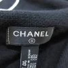 Chanel Vintage Vintage Accessoires Pre-owned Wool Scarves Black