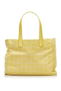 Chanel Vintage Vintage Tassen Pre-owned Tote Bag Yellow
