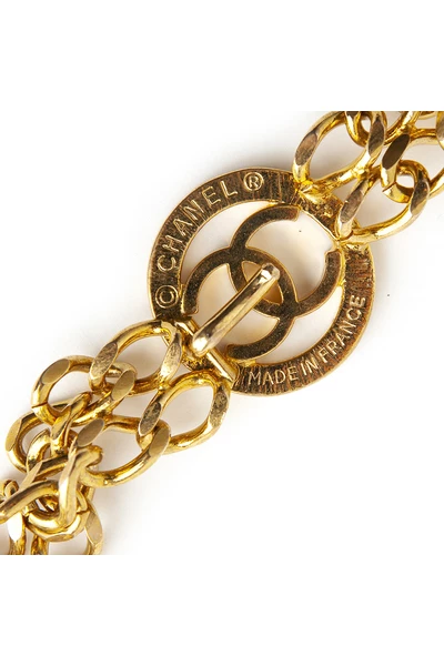 Chanel Vintage Vintage Sieraden Pre-owned Jewellery Yellow 5 Chanel Vintage Vintage Sieraden Pre-owned Jewellery Yellow - Afbeelding 5