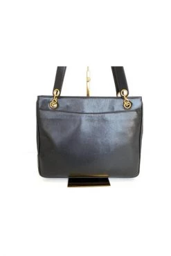 Chanel Vintage Vintage Tassen Pre-owned Leather Totes Black -Goedkope Chanel Vintage winkel 35a734f3de61da3181749e0270c313c7