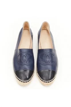 Chanel Vintage Vintage Schoenen Pre-owned Leather Espadrilles Blue 11 Chanel Vintage Vintage Schoenen Pre-owned Leather Espadrilles Blue -Goedkope Chanel Vintage winkel 35ab767a7ff71ac3aa31a9d74430ac3d
