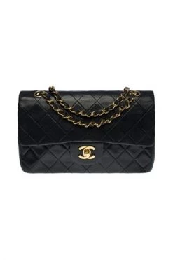 Chanel Vintage Vintage Tassen Pre-owned Leather Chanel-bags Black -Goedkope Chanel Vintage winkel 35db5cd901ce89e095aae1726981ef95