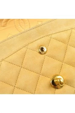 Chanel Vintage Vintage Tassen Pre-owned Suede Chanel-bags Beige -Goedkope Chanel Vintage winkel 35e58e1854f8afb5515a5d5afd51825f