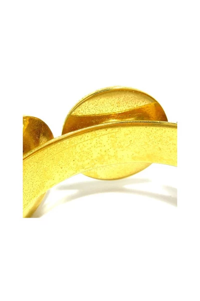 Chanel Vintage Vintage Sieraden Pre-owned Bracelet Yellow 6 Chanel Vintage Vintage Sieraden Pre-owned Bracelet Yellow - Afbeelding 6