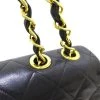 Chanel Vintage Vintage Tassen Pre-owned Leather Chanel-bags Black