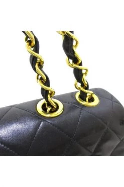 Chanel Vintage Vintage Tassen Pre-owned Leather Chanel-bags Black