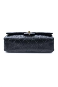 Chanel Vintage Vintage Tassen Pre-owned Medium Double Flap Bag Black -Goedkope Chanel Vintage winkel 3687264a3f31856723404a15f3bdd44d
