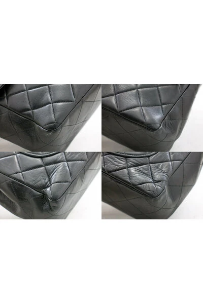 Chanel Vintage Vintage Tassen Pre-owned Jumbo Black 1 Chanel Vintage Vintage Tassen Pre-owned Jumbo Black