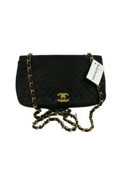 Chanel Vintage Vintage Tassen Pre-owned Flap Bag Black -Goedkope Chanel Vintage winkel 369e14d2a53514468fc5b1dcc9a082a8