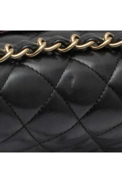 Chanel Vintage Vintage Tassen Pre-owned Medium Double Flap Bag Black -Goedkope Chanel Vintage winkel 36fecfe317cf296cc4582a6819d8d2fb