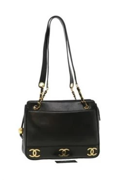 Chanel Vintage Vintage Tassen Pre-owned Leather Chanel-bags Black -Goedkope Chanel Vintage winkel 37a260330af1778e7dbe21158e327d99