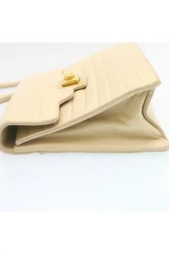 Chanel Vintage Vintage Tassen Pre-owned Shoulder Bags Beige -Goedkope Chanel Vintage winkel 37d115a0fac0f8dad7fe5b428a2c8109