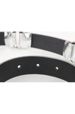 Chanel Vintage Vintage Accessoires Pre-owned Leather Belts Gray