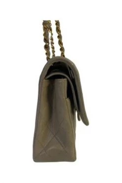 Chanel Vintage Vintage Tassen Pre-owned Leather Chanel-bags Gray