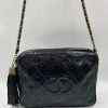 Chanel Vintage Vintage Tassen Pre-owned Leather Chanel-bags Black