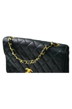 Chanel Vintage Vintage Tassen Pre-owned Flap Bag Black -Goedkope Chanel Vintage winkel 3b261ec1209518d98b14ab80708d685d