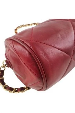 Chanel Vintage Vintage Tassen Pre-owned Matrasse Red