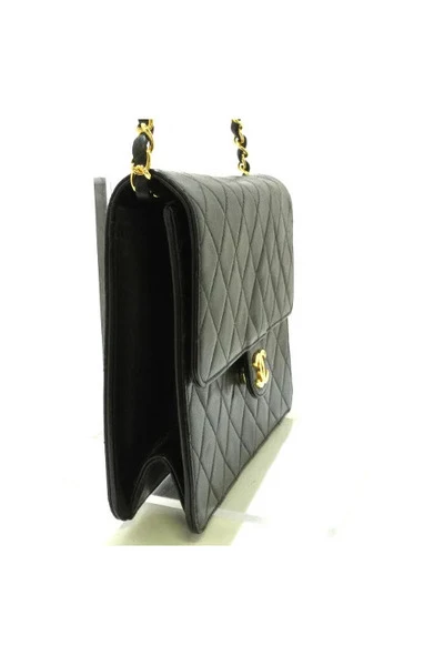 Chanel Vintage Vintage Tassen Pre-owned Leather Chanel-bags Black 5 Chanel Vintage Vintage Tassen Pre-owned Leather Chanel-bags Black - Afbeelding 5