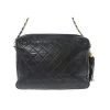 Chanel Vintage Vintage Tassen Pre-owned Leather Chanel-bags Black