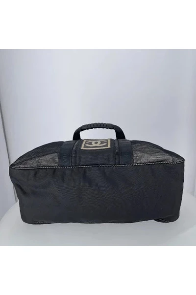 Chanel Vintage Vintage Tassen Pre-owned Nylon Chanel-bags Black 5 Chanel Vintage Vintage Tassen Pre-owned Nylon Chanel-bags Black - Afbeelding 5