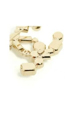 Chanel Vintage Vintage Sieraden Pre-owned Metal Brooch Yellow