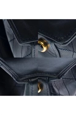 Chanel Vintage Vintage Tassen Pre-owned Leather Chanel-bags Blue