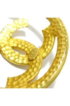 Chanel Vintage Vintage Sieraden Pre-owned Earrings Yellow