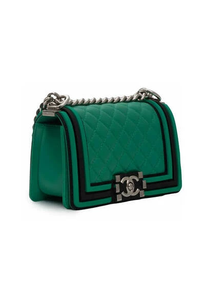 Chanel Vintage Vintage Tassen Pre-owned Shoulder Bags Green 5 Chanel Vintage Vintage Tassen Pre-owned Shoulder Bags Green - Afbeelding 5