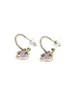 Chanel Vintage Vintage Sieraden Pre-owned Earrings Gray