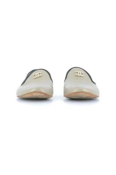 Chanel Vintage Vintage Schoenen Pre-owned Mocassins Beige 1 Chanel Vintage Vintage Schoenen Pre-owned Mocassins Beige