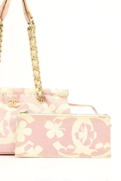 Chanel Vintage Vintage Tassen Pre-owned Fabric Chanel-bags Pink 4 Chanel Vintage Vintage Tassen Pre-owned Fabric Chanel-bags Pink - Afbeelding 4