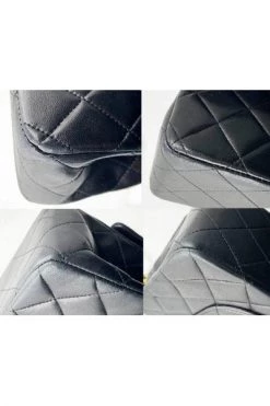 Chanel Vintage Vintage Tassen Pre-owned Medium Double Flap Bag Black -Goedkope Chanel Vintage winkel 460ca2567cfa40ee00955a91df522fe0