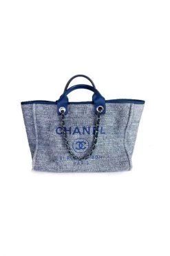 Chanel Vintage Vintage Tassen Pre-owned Canvas Chanel-bags Blue -Goedkope Chanel Vintage winkel 46728bd72c931874263587dd4dc27438