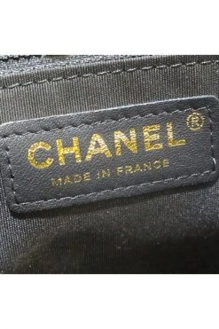 Chanel Vintage Vintage Tassen Tote Bags Black