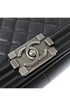 Chanel Vintage Vintage Tassen Pre-owned Leather Chanel-bags Black