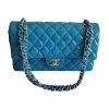 Chanel Vintage Vintage Tassen Shoulder Bags Blue